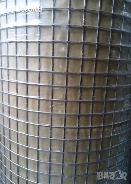 Мрежа поцинкована електро-заварена за клетки за зайци, птици и други дребни животни отвори 20ммХ20мм, снимка 1