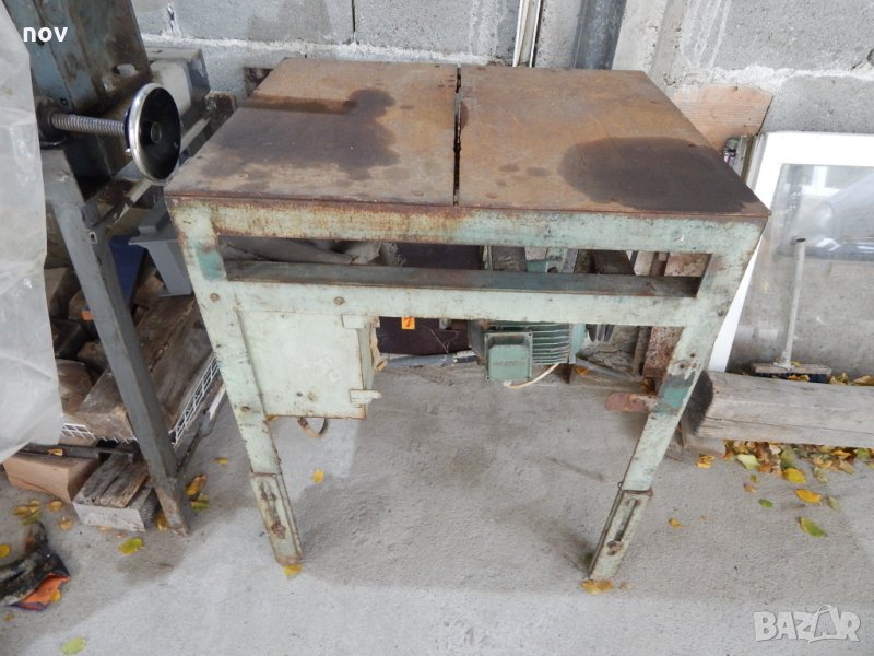 циркуляр 3 фазен 380 волта . дърводелска машина , снимка 1