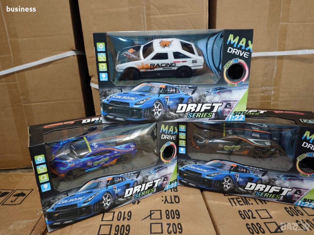 Дрифт кола с мащаб 1:22, LED светлини, батерия на колата: 3.7V 500mAh, време за каране 20 минути и д, снимка 1