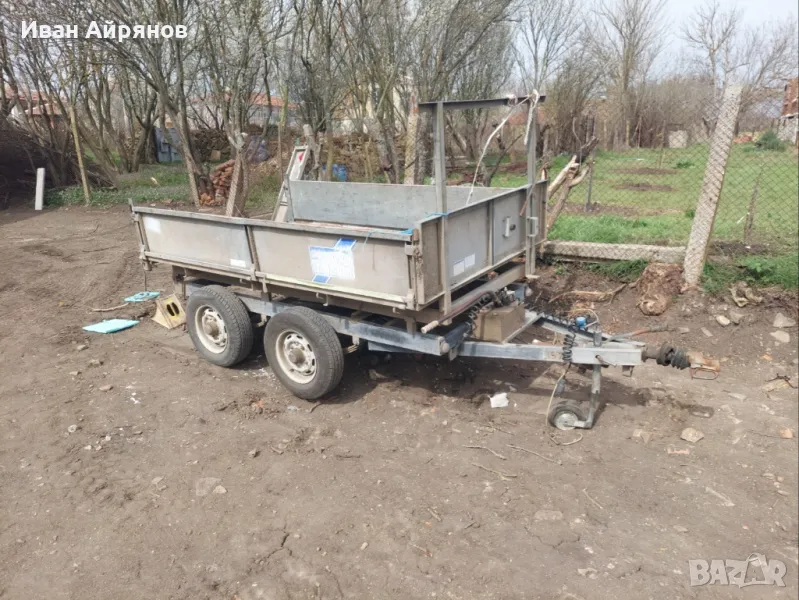 Двуосно самосвално ремарке 2.7т, снимка 1