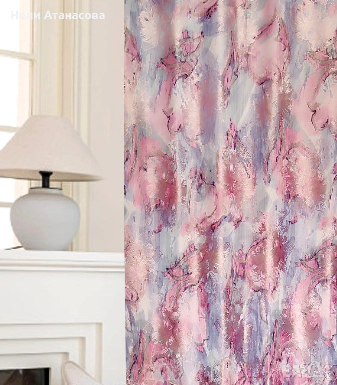 Шведски завеси RUSTA HOME-2 броя, снимка 1