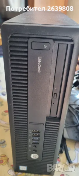 HP 800 G2 Компютър настолен/G4400/8гб рам/nvme256/500гб ХДД/перфектен, снимка 1
