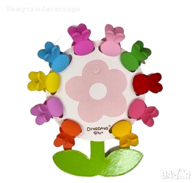 Сет от 10 броя детски диско въшки, цветни-различни цветове, заешки ушенца,модел G21423-3, снимка 1