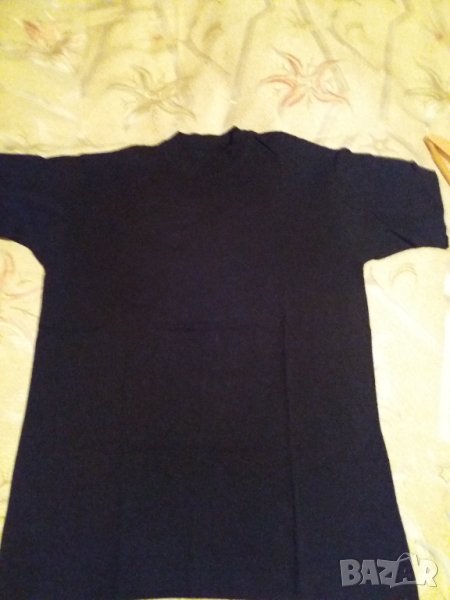 Мъжка черна тениска памучна XL-XXL, снимка 1