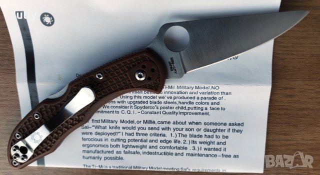 Spyderco Delica 4, снимка 14 - Ножове - 39228369
