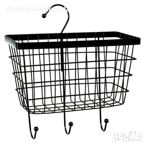 Закачалка с кошница с три куки от долу