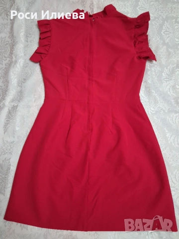 Дамска червена рокля, снимка 2 - Рокли - 53579846