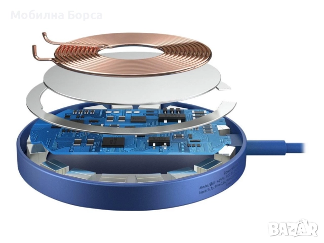Магнитно безжично зарядно Anker PowerWave Select+ Magnetic Pad, снимка 4 - Безжични зарядни - 52807009
