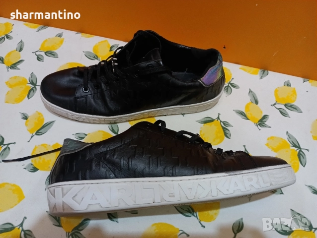 Karl Lagerfeld кожени N 46 - 95 лв, снимка 10 - Маратонки - 51744110