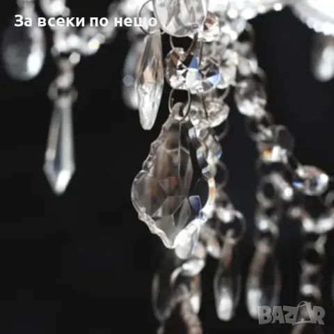 Луксозен кристален полилей с 1600 кристала Код P535, снимка 5 - Полилеи - 50279847