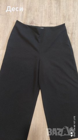 черен панталон с широк крачол 