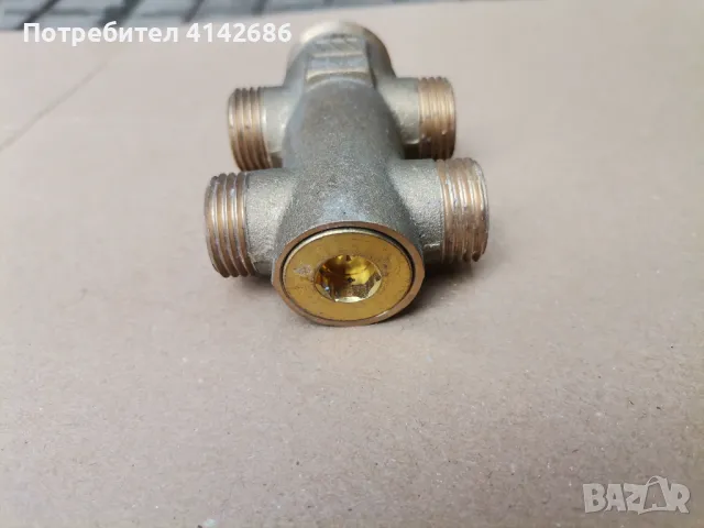 Зонов вентил от месинг четирипортов, снимка 6 - Резервни части за машини - 48047521