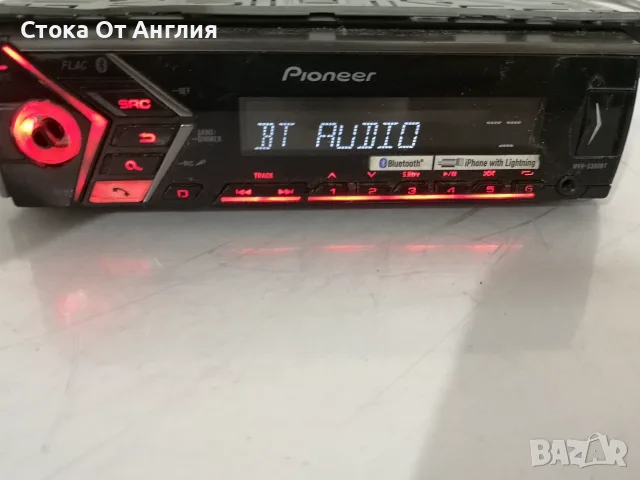Радио за кола CD - Pioneer MVH-S300BT / Bluetooth /4 x 50 W, снимка 4 - Аксесоари и консумативи - 55898942