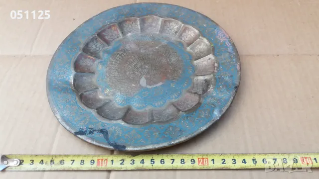 ръчно гравирана бронзова купа - фазан , снимка 11 - Нумизматика и бонистика - 48524447