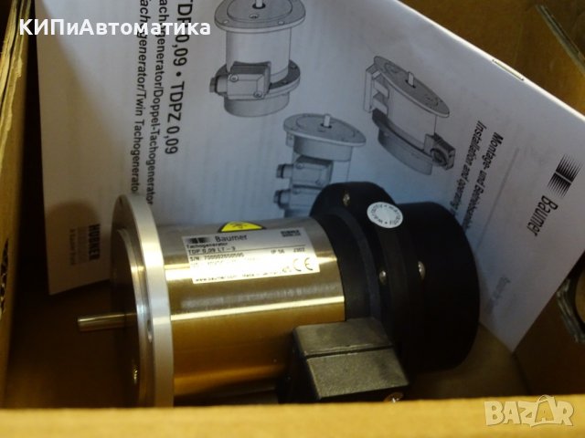 тахогенератор Baumer TDP 0.09 LT-3 Tachogenerator 40VDC, снимка 7 - Електродвигатели - 39373976