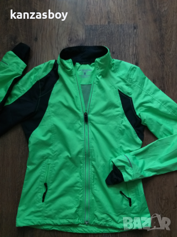 Brooks Womens Neon Yellow Shelter - дамско ръннинг горнище С, снимка 2 - Якета - 44751179