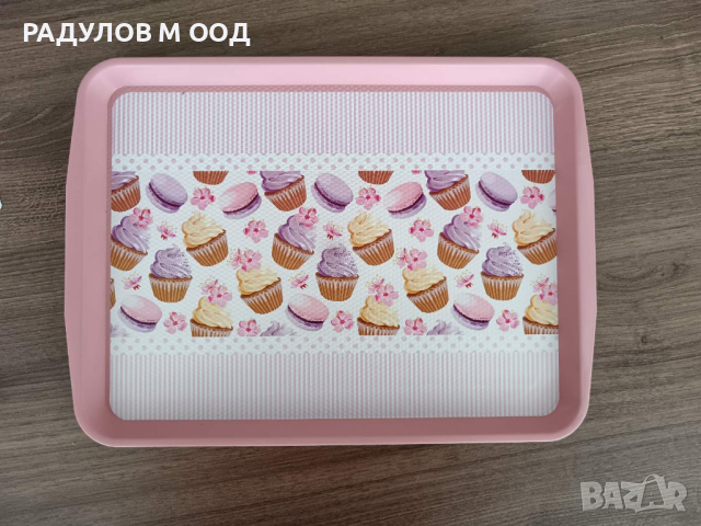Поднос правоъгълен с декор / 201327