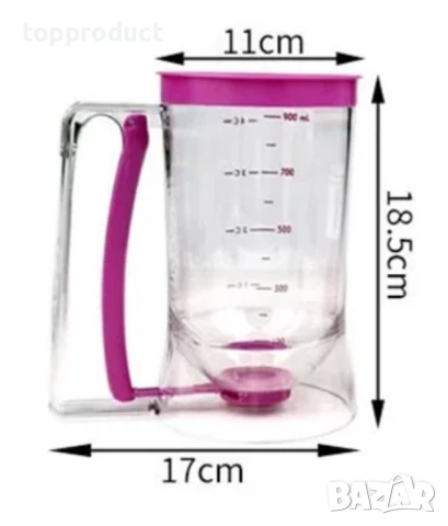 Диспенсър за тесто, пълнене на буркани, снимка 2 - Аксесоари за кухня - 51046422