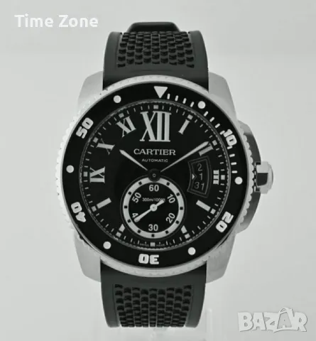 Cartier Calibre De Cartier Diver 42mm Steel Black Dial Automatic, снимка 3 - Мъжки - 47989734