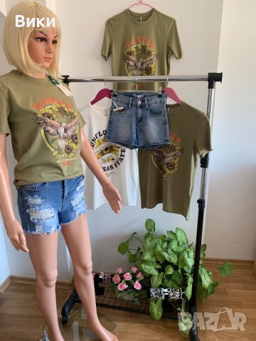 Дамска тениска Only , снимка 10 - Тениски - 41224491