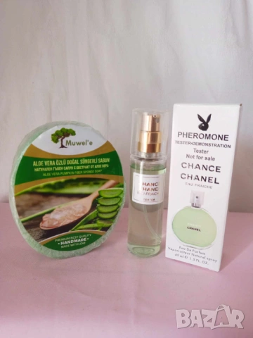 Промо компект 965-парфюм тестер Chanel 45 мл. и сапун с гъба 150 гр.