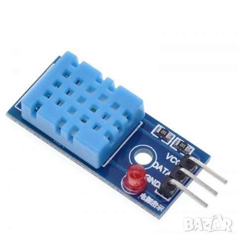 Сензорен модул за температура и влажност DHT11, снимка 3 - Друга електроника - 35808533