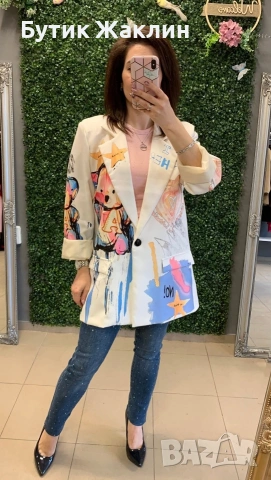 Дамско сако с мече, снимка 4 - Сака - 53377694