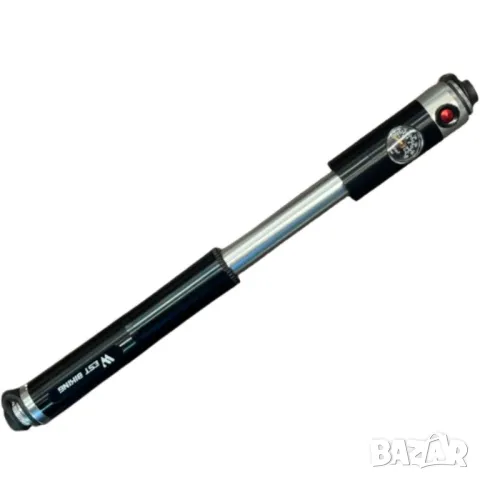 Алуминиева Преносима Помпа За Велосипед С Манометър И Стойка За Транспорт + Безплатна Доставка, снимка 4 - Аксесоари за велосипеди - 27517356