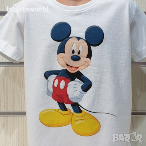 Нова детска тениска с дигитален печат Мики Маус, снимка 3 - Детски тениски и потници - 36350258