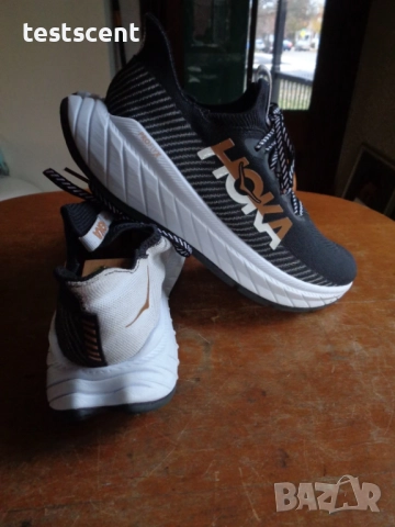 Мъжки маратонки HOKA ONE ONE Carbon X 3 – Black/White – Men’s US 11.5 (EU 45) черно бели за бягане, снимка 10 - Маратонки - 52966808