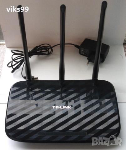 Wi-Fi Рутер TP-Link Archer C2 v3, AC900, Dual Band, Gigabit , снимка 2 - Рутери - 44794057