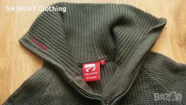 ULVANG Half Zip Sweater 100% Wool размер S / M пуловер 100% Вълна - 1328, снимка 7 - Пуловери - 51342460