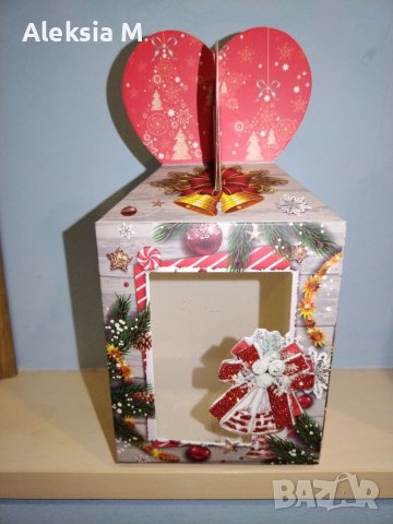 6 модела коледни картонени кутии коледна кутия за подарък подаръци, снимка 1 - Коледни подаръци - 38927229
