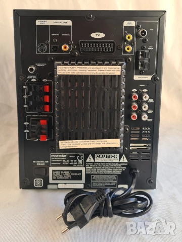 Стерео немска уредба с бас туба microstar, снимка 3 - Ресийвъри, усилватели, смесителни пултове - 52828202