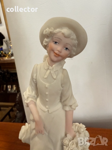 Френска женска фигура на момиче - Auro Belcari. №7384, снимка 2 - Колекции - 51880753