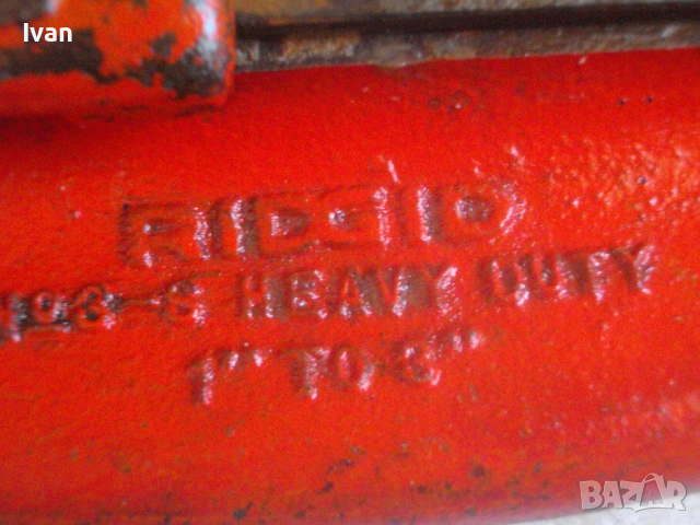 3 Цола Ридгид-Голям Тръборез-RIDGID  3 S-1-3"-Реже Масивни Водопроводни Тръби до 3 Цола-Почти Нов, снимка 4 - Други инструменти - 36237542