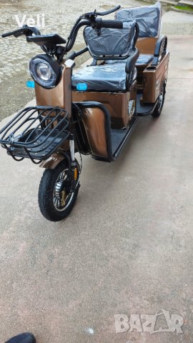 Електрическа карго триколка за двама 1000W, снимка 6 - Мотоциклети и мототехника - 44413263