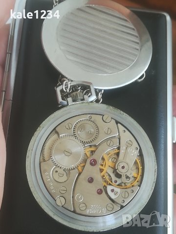 Джобен часовник Молния. СССР. Механичен механизъм. Vintage pocket watch. USSR. Molnya , снимка 5 - Джобни - 41981726