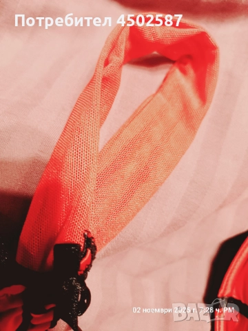 Червен сутиен с прашки, снимка 9 - Бельо - 52698244