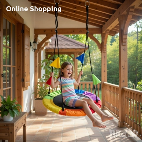 Люлка "Щъркелово гнездо" — здрава, удобна и подходяща за деца и възрастни до 150 кг