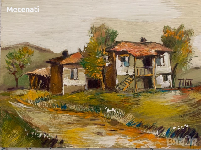 СВЕТЛИН АБАДЖИЕВ​ масло/пейзаж, снимка 16 - Картини - 53122645