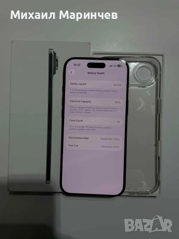 Телефон IPHONE AIR BLACK 256GB, снимка 5 - Apple iPhone - 53040405