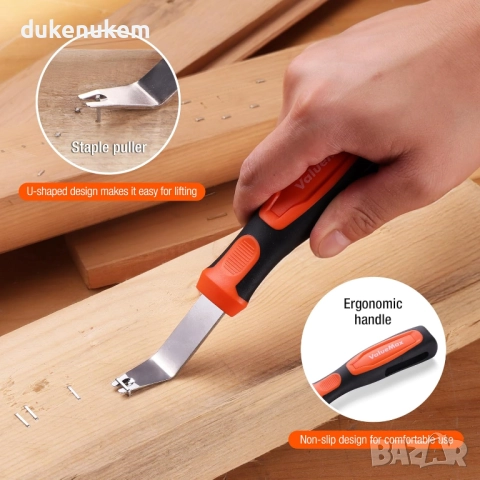 Телбод , такер 3-в-1 – за тапицерия, декорации и дърво, 2000 скоби, снимка 2 - Други инструменти - 52694967