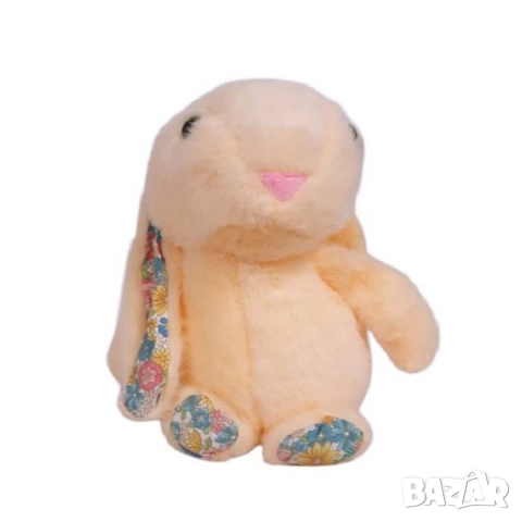 Плюшена играчка Зайче с цветни уши