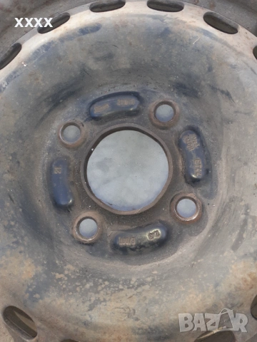 Комплект железни джанти 14 цола, снимка 3 - Гуми и джанти - 53113754