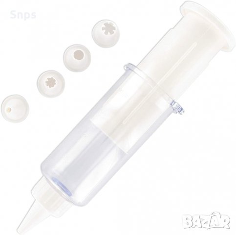 Прозрачна спринцовка за торти с 5 приставки Zenker, снимка 3 - Други - 36003216