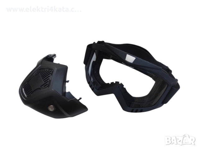 Ветроустойчиви очила с подвижна маска за лице (прозрачна леща), снимка 2 - Аксесоари и консумативи - 52574205