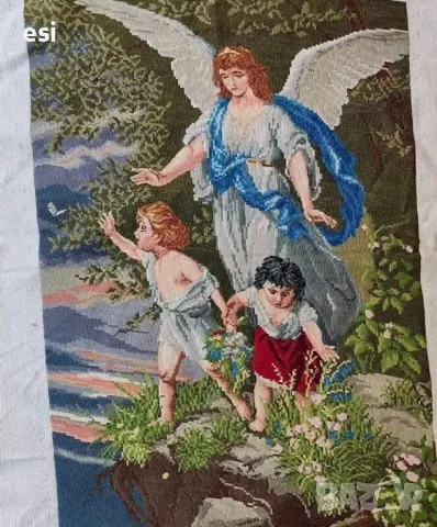 Гоблен ангел пазител , снимка 7 - Гоблени - 48024842