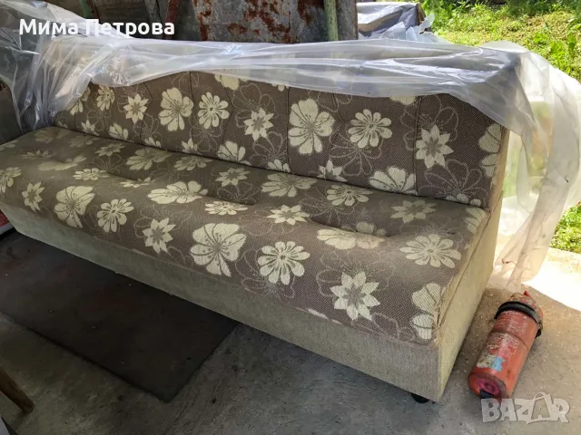 Диван 1.90м с допълнителна дамаска, снимка 3 - Дивани и мека мебел - 55966019