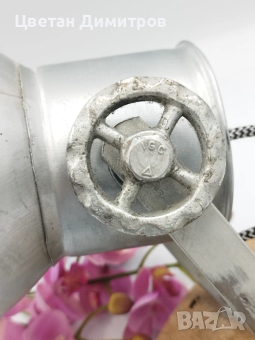 Холандска индустриална лампа, снимка 4 - Настолни лампи - 51963473